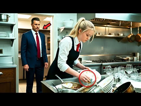 Milliardär sieht die Tochter der Putzfrau um 3 Uhr spülen – dann erfährt er, warum sie fehlt