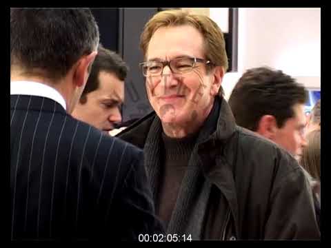 "Love Actually" Behind the scenes with Rowan Atkinson and Alan Rickman.