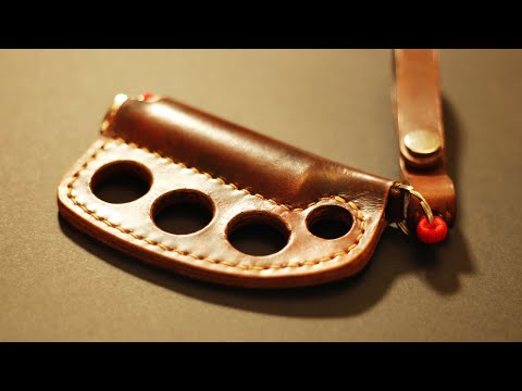 How to Make a Knuckle Duster Lighter Case | Leathercraft Pattern