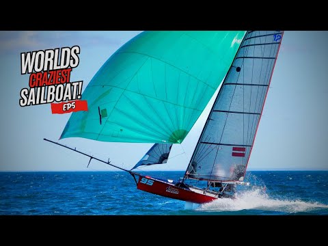 TERRIFYING Downwind Sailing on our 12 Foot Skiff! | World’s Craziest Sailboat EP5