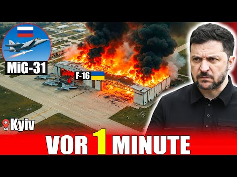 Geheimplan scheitert: MiG-31 startet Kinschal-Angriff auf Kiews Geheimdienstzentrum und F-16-Basis