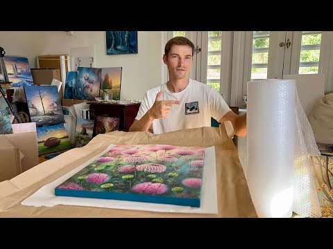 Giving Away ORIGINAL ART + How to Package Paintings