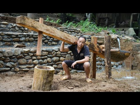 Upgrade: Water powered hammer (Monjolo)