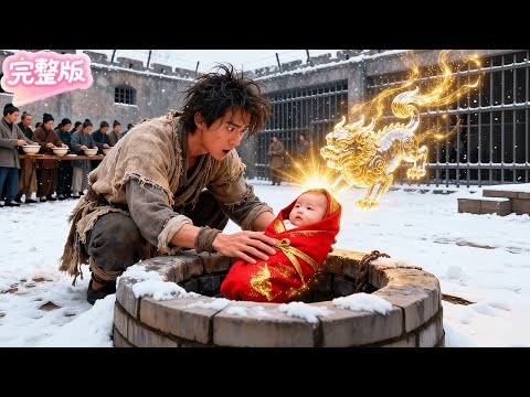 含冤入獄的皇子在路邊救下一個被拋棄的嬰兒，不料竟是貔貅轉世！不僅幫他找到金山，還逆轉風評逆襲皇位！人生開掛！#热门短剧 #drama #先婚后爱 #chinesedrama