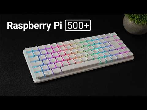 The New Raspberry Pi 500+ Is a Full PC Inside a Keyboard!