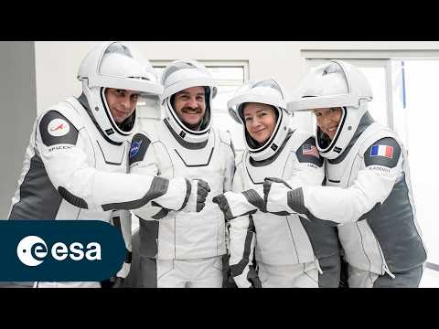 Launch of Crew-12 with Sophie Adenot | εpsilon mission (Official English broadcast)