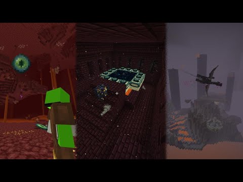 Beating Minecraft Without Leaving The Nether...
