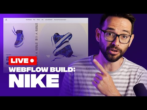 Live Webflow Build: Nike E-Commerce
