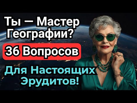 36 Geography Questions That Will Blow Your Mind! A Quiz on Knowledge (Capitals, Rivers, Oceans)