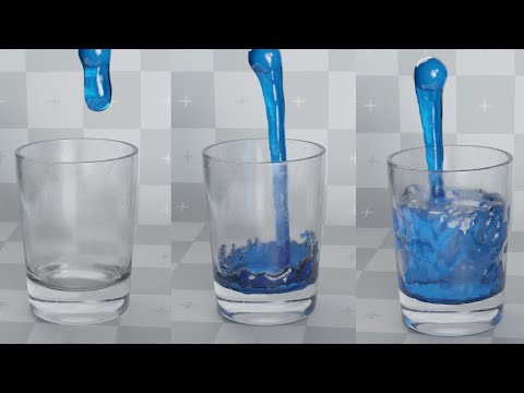 Blender: Glass Liquid Simulation Tutorial  | EASY