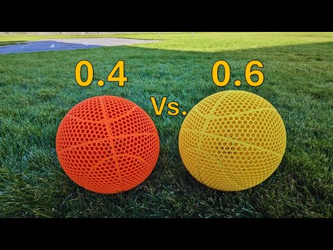 Does 3D Printer Nozzle Size Affect Airless Basketball Performance?