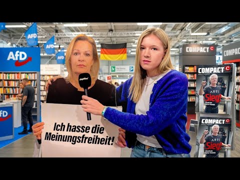 I'm visiting the far-right book fair (according to Tagesschau) and I'll show you what it's really...