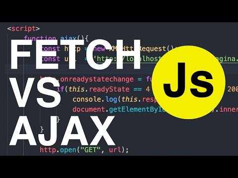 Diferencia entre Fetch vs AJAX