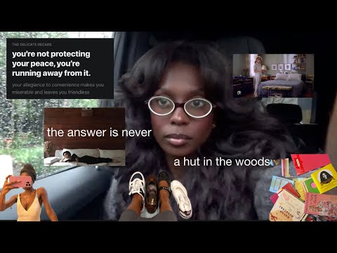 you're not protecting your peace, you're running away from it