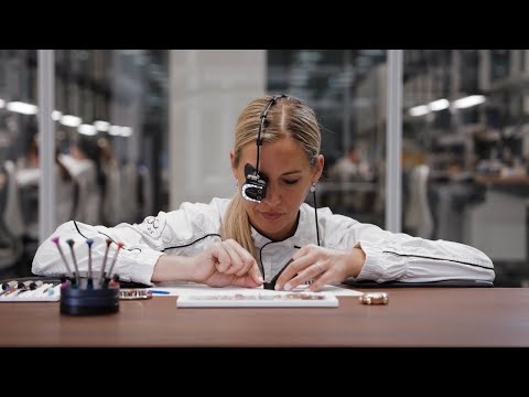 IWC Watchmaker assembles the Portugieser Tourbillon Rétrograde Chronograph (IW394009)