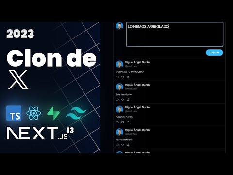 Clon de X con Next.js 13, Supabase, React, TypeScript y TailwindCSS