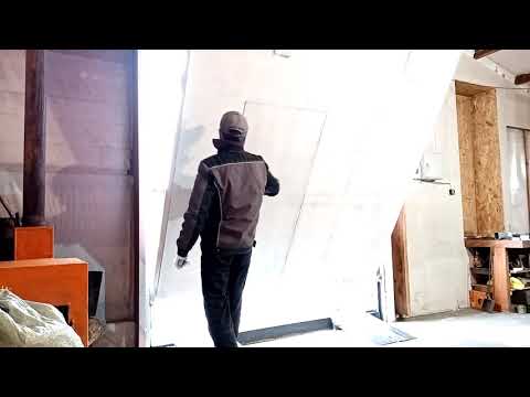 Самодельные подъемные ворота своими руками.  Подробно