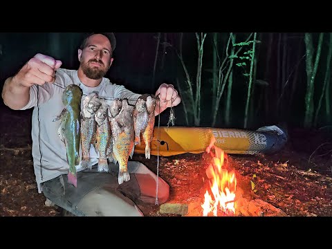 2 Nights Camping, Fishing, & Foraging for Food on a Remote Reservoir