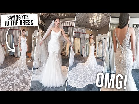 COME WEDDING DRESS SHOPPING WITH ME! *EMOTIONAL*