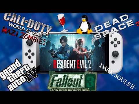 20 PC Games Tested on Nintendo Switch (8GB RAM) - Wine 9.22 Esync