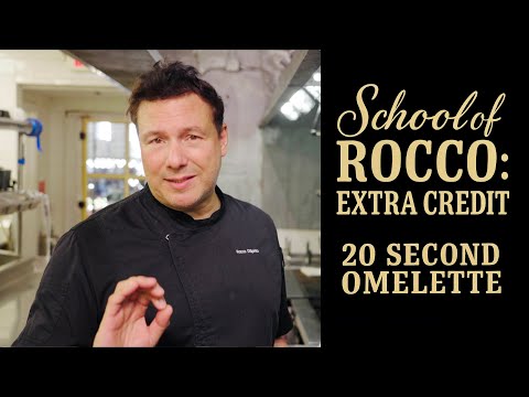 SCHOOL OF ROCCO: The 20-Second Omelette with Herbs & Cheese SCHOOL OF ROCCO: Extra Credit