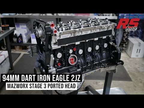 Building a 94mm DART Iron Eagle 2JZ Long Block | RS Garage