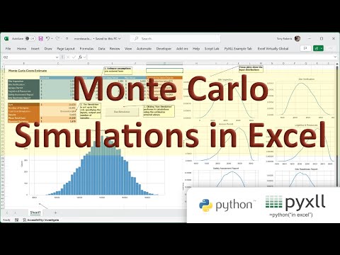 Monte Carlo Simulations in Excel with Python
