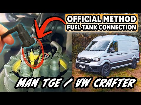 EASY and CHEAP ‘OFFICIAL’ Aux Fuel Tank Connector for MAN TGE / VW Crafter: HOW-TO