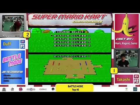 Super Mario Kart Championship 2025 - Battle Mode - Lower Semi - D. Blumfield vs T. Ogasawara