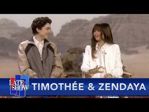 We're On Arrakis With Zendaya & Timothée Chalamet For A "Dune" Preview!