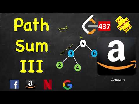 Path Sum iii | LeetCode 437 | C++, Java, Python