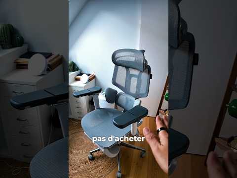 N'achetez pas cette chaise de bureau ! #setup #chaise
