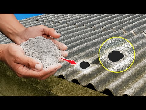 Cement Fix a Leaking Roof Fast? Secret Of A 60-Year-Old Builder Revealed