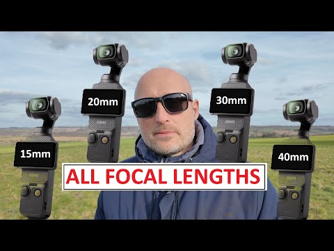 DJI OSMO POCKET 3 - ALL THE FOCAL LENGTHS COVERED - WITH and without TELE PHOTO also DIGITAL ZOOM