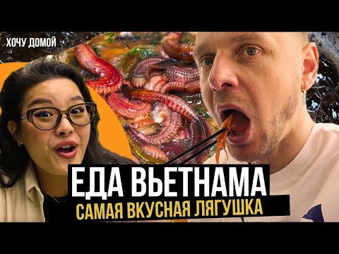 Ел бы это каждый день! Котлеты из червей, каша из крови, а потом суп с котом | Вьетнамский стрит-фуд