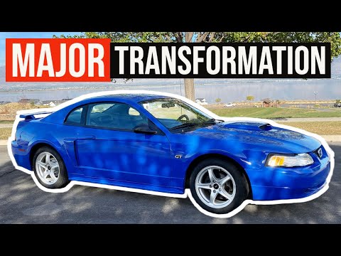 COMPLETELY TRANSFORMING the Ugliest Mustang in ONE DAY