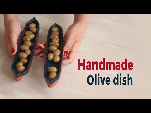 Handmade Ceramic Olive Dish — Step by Step