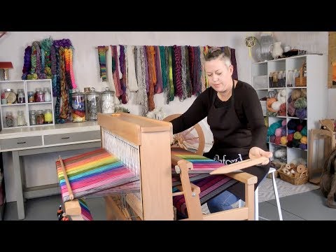 Weaving on the Ashford Jack Loom
