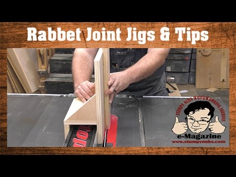 3 Jigs (and a BUNCH of tips) for better table saw rabbet joints
