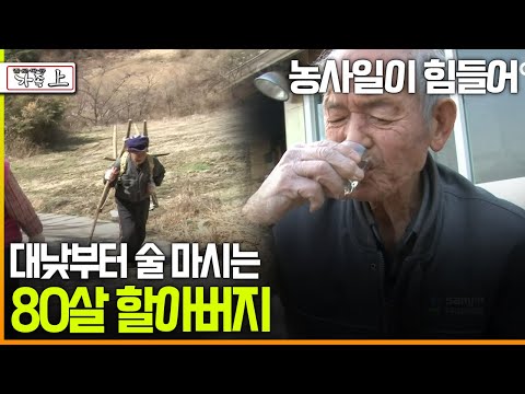 [다큐 ‘가족’ 168회上] 농사일이 힘들어 대낮부터 술 마시는 80살 할아버지
