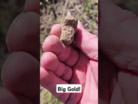 Big Gold in the bottom of this deep hole #metaldetecting #treasuresearch #goldprospecting