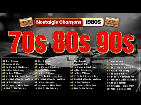 Les Plus Belles Chansons Françaises 🗼♫ Charles Aznavour, Jean Jacques Lafon, Mike Brant, C Jérome...