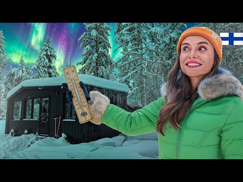 Ne-am închiriat o casă fabuloasă în Laponia | -25°C și Aurora Boreală supremă