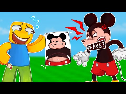 MICKEY plays ROBLOX DRAW ME 4 — WORST DRAWINGS YET?!