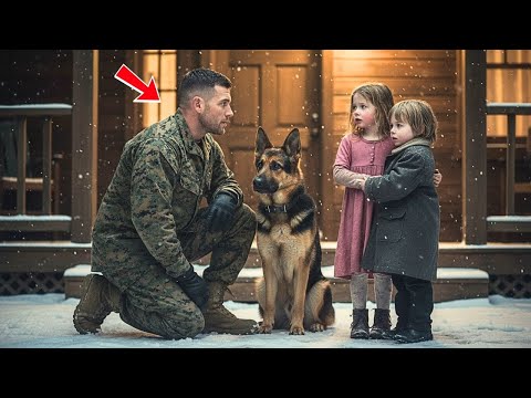 “Can We Stay One Night?” the Girl Asked — The U.S. Marine and His K9 Opened Their Home…And His Heart