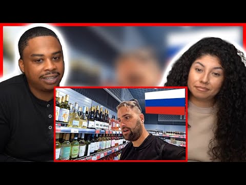 AMERICANS REACT TO WHATS BEING SOLD IN RUSSIAN SUPERMARKETS