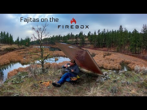 Hike And Cook Fajitas On The Firebox Stove + Geocache find!