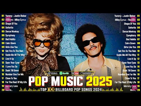 Bruno Mars, Lady Gaga, Adele, The Weeknd, Maroon 5,Dua Lipa, Rihanna - Billboard Top 50 This Week