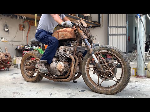 FULL Restoration Hill Climb Honda CBX400 | Restore Racing Honda NC11