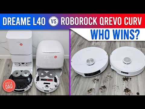 Dreame L40 Ultra vs Roborock Qrevo Curv Robot Vacuum & Mop COMPARISON  BEST Winner?